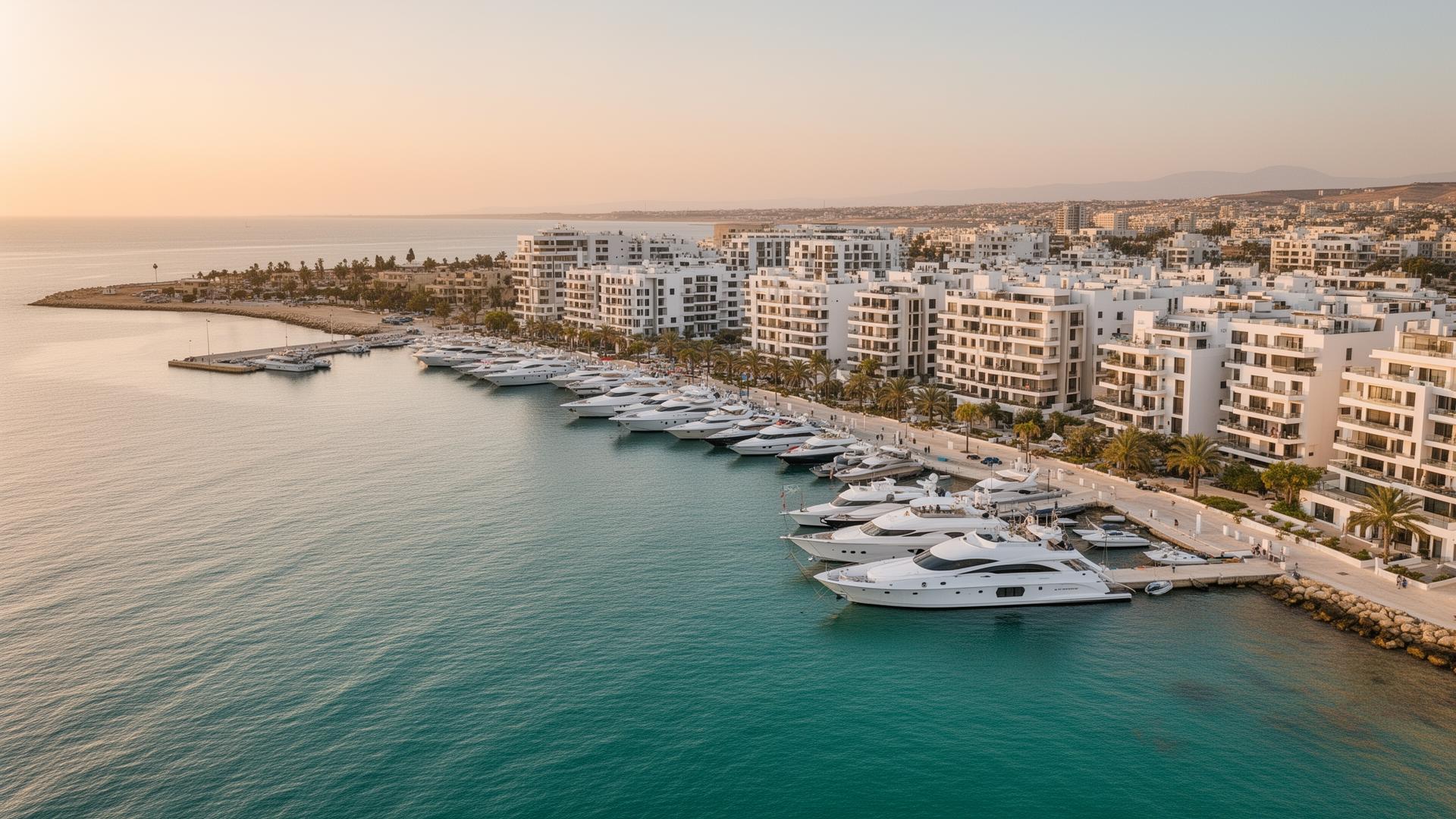 Aerial view of Limassol